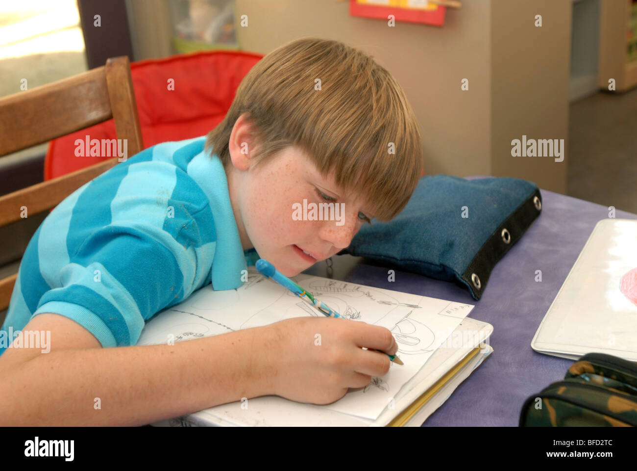 Civano comunità Scuola di Tucson, Arizona, USA, ha vinto il primo premio in un concorso nazionale come la scuola più verde in America. Foto Stock