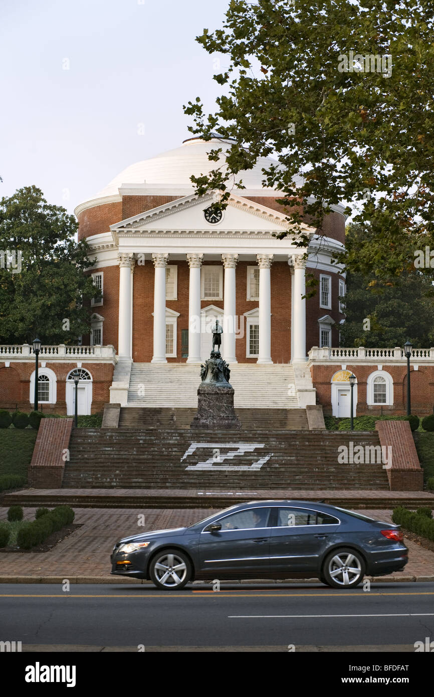 La rotunda della biblioteca dell'università della Virginia. Foto Stock