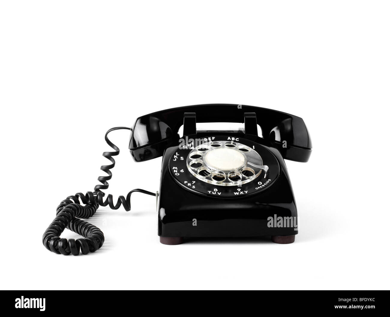 Old fashion telefono rotante Foto Stock