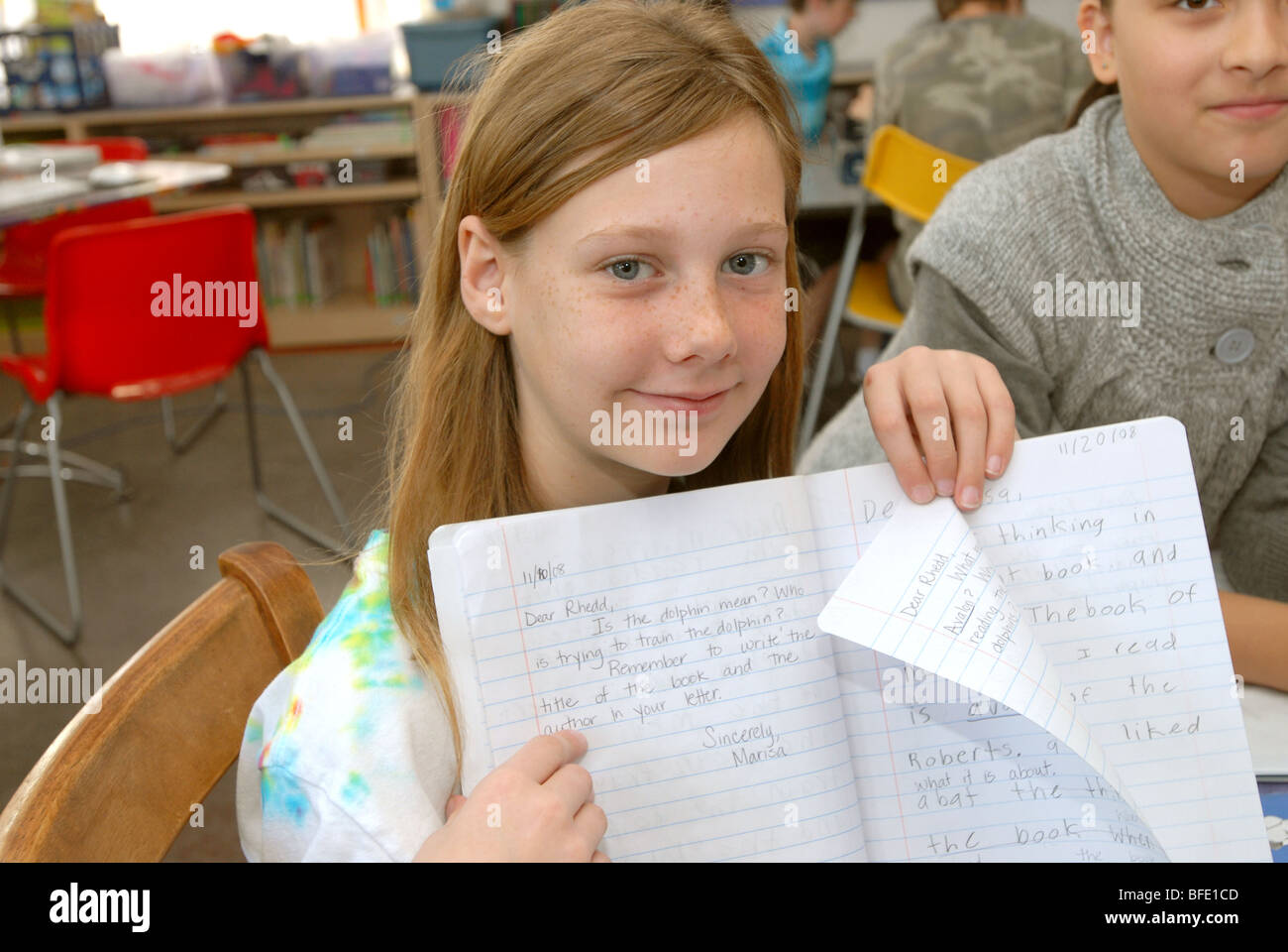 Civano comunità Scuola di Tucson, Arizona, USA, ha vinto il primo premio in un concorso nazionale come la scuola più verde in America. Foto Stock