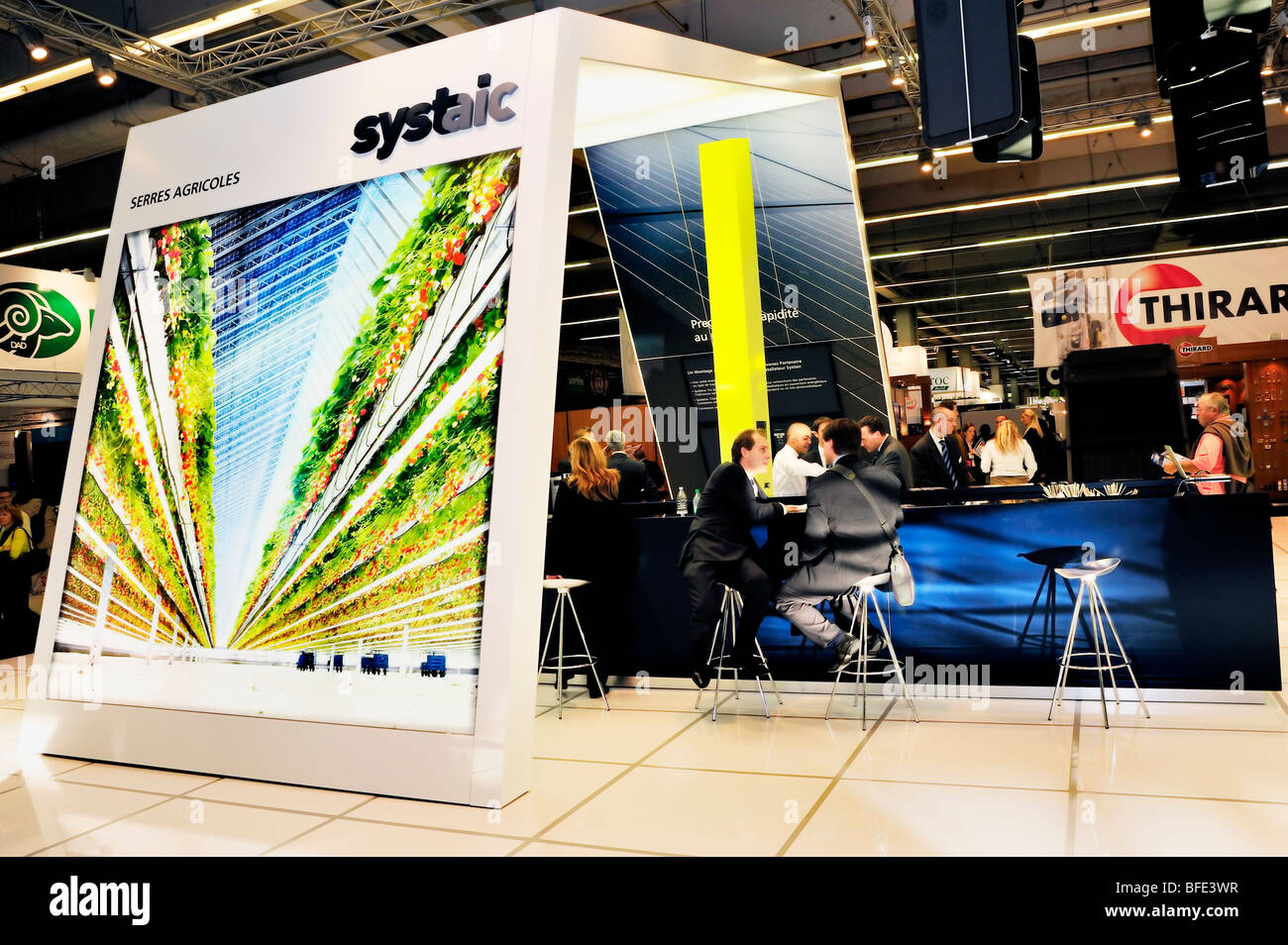 Parigi, Francia, Construction Equipment Trade Show, 'Solar Energy', 'Agricultural Greenhouses', Solar business, Foire Exposition Foto Stock