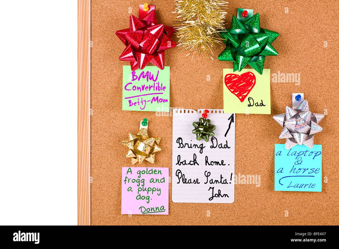 Auguri di Natale... Foto Stock