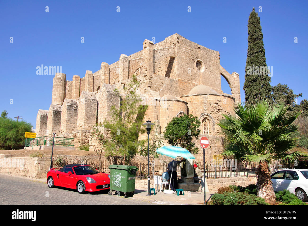 San Pietro e della Cattedrale di St Paul, Famagosta, Famagusta District, la parte settentrionale di Cipro Foto Stock