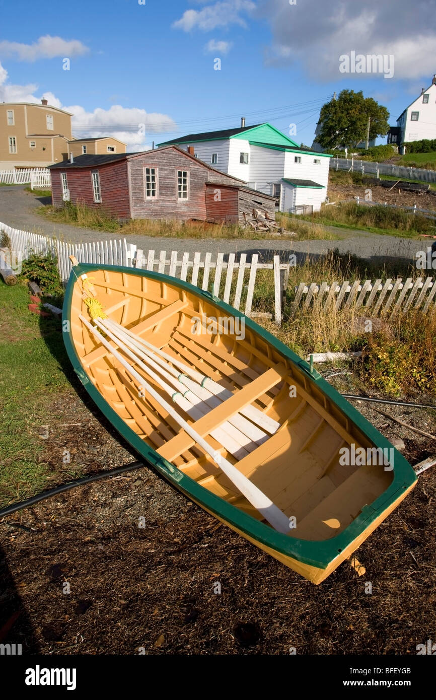 La barca di legno, la trinità, Terranova, Canada Foto Stock