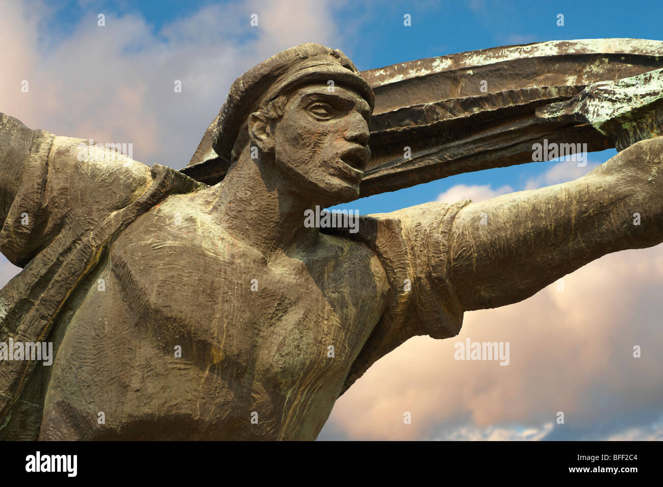 Repubblica dei Consigli monumento - Memento Sculpture Park ( Szobaopark ) Budapest, Ungheria Foto Stock