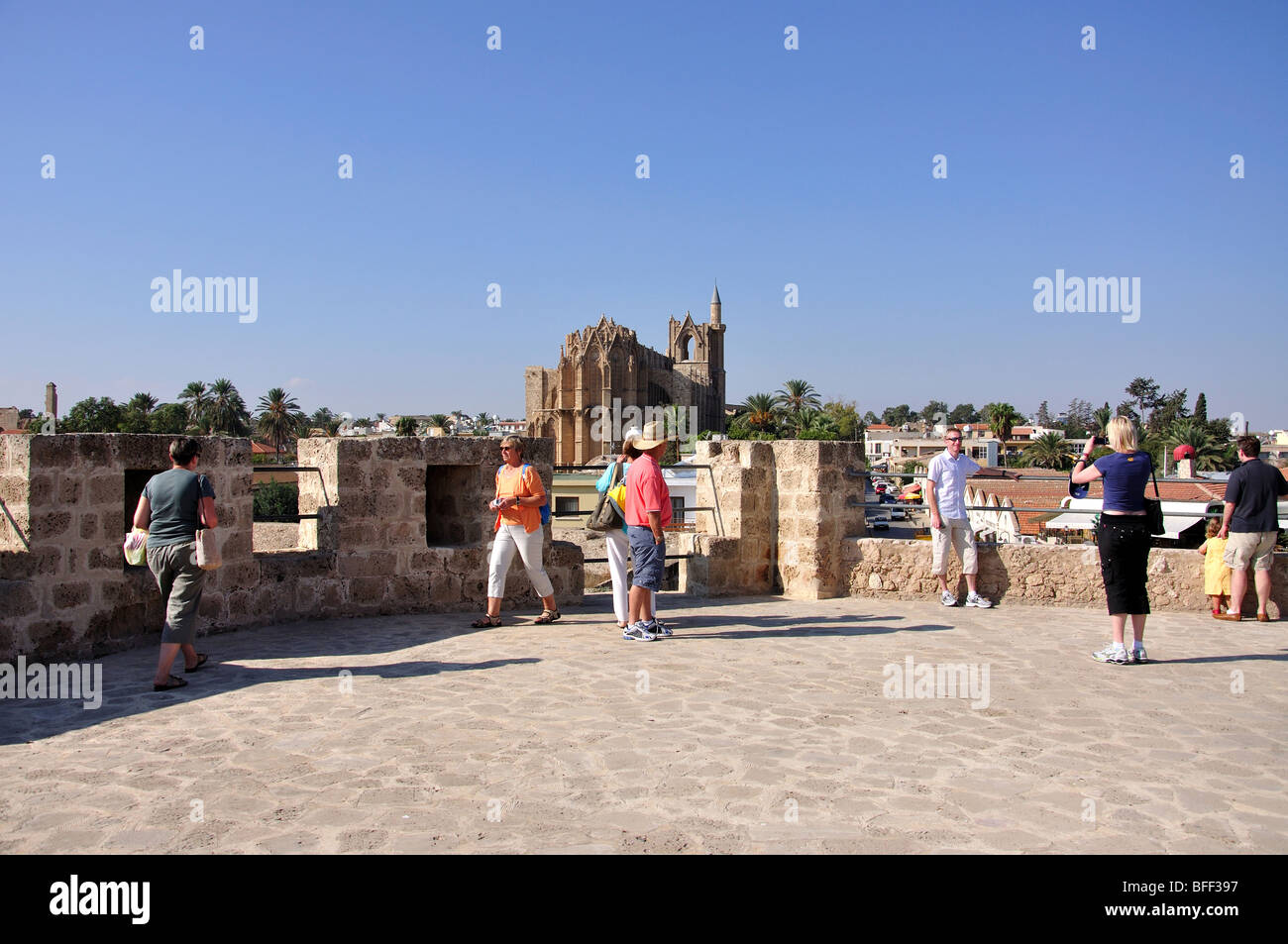 Torre di Otello, Famagosta, Famagusta District, la parte settentrionale di Cipro Foto Stock