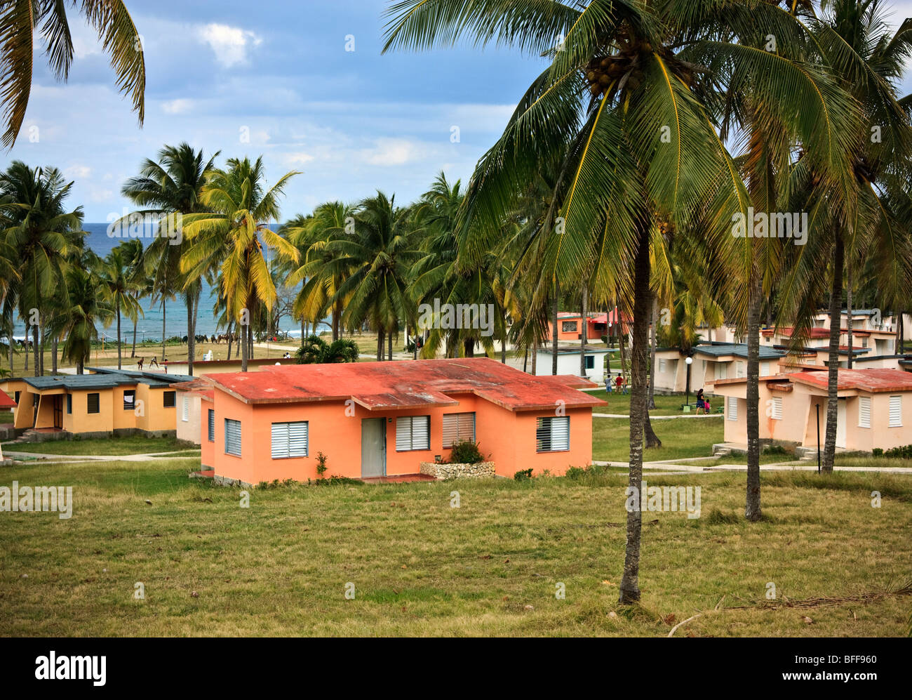 Resort cubano per i cubani, provincia La Habana, vicino a Varadero. Foto Stock