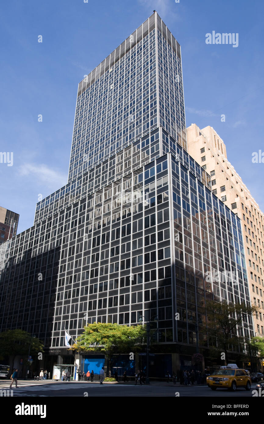 La Pfizer Pharmaceutical presso la sede mondiale di New York City Foto Stock
