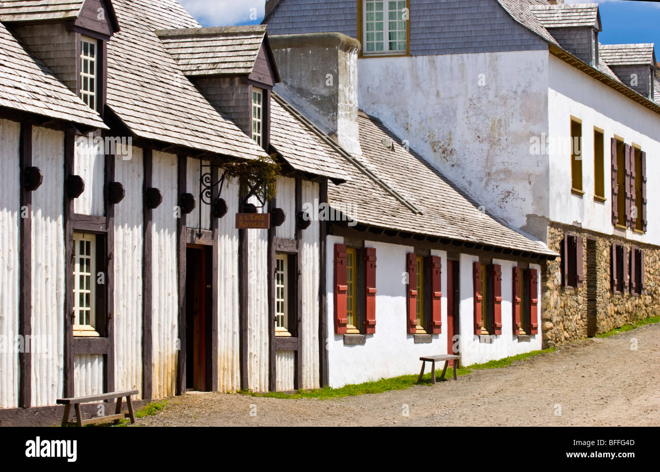 Fortezza di Louisbourg National Historic Park Foto Stock