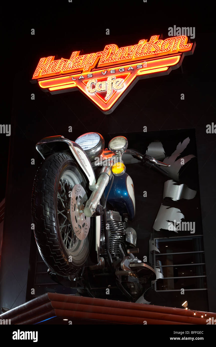 Harley Davidson cafe - Las Vegas Foto Stock