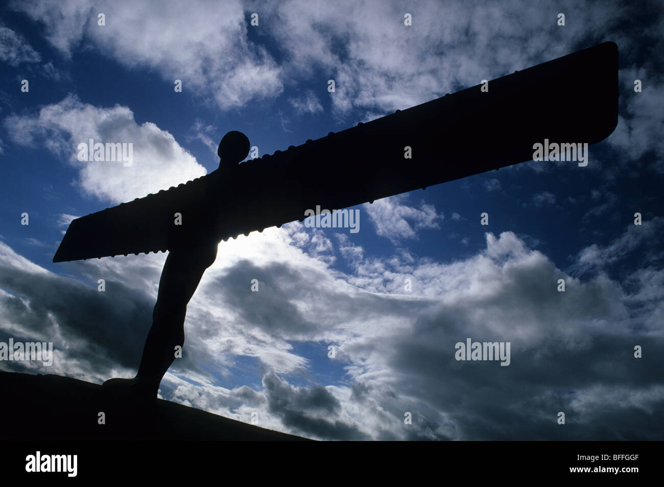 Il 'Angelo del Nord', Bassa Eighton, County Durham, Inghilterra Foto Stock