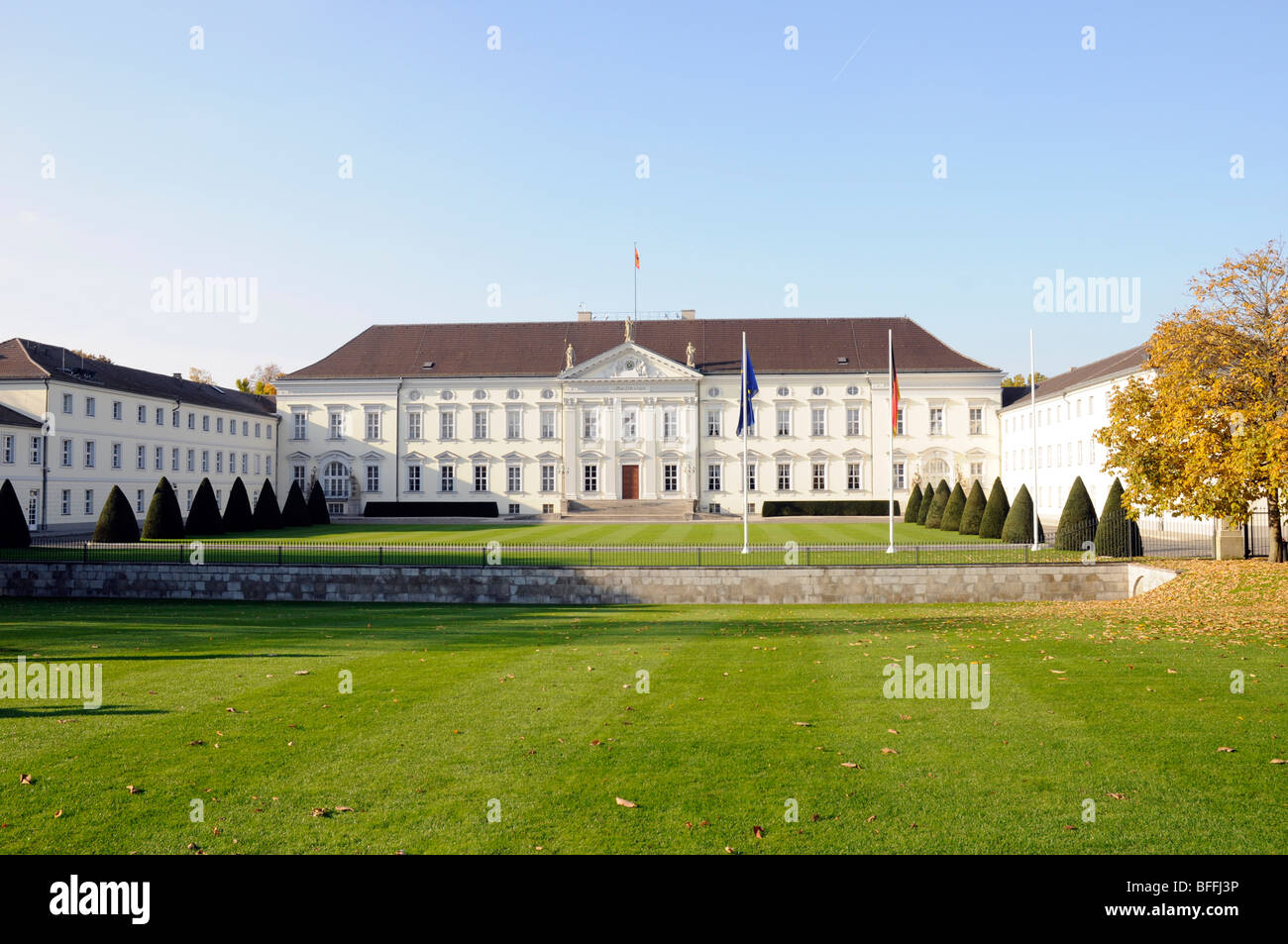 Schloss Bellevue di Berlino, Germania Foto Stock