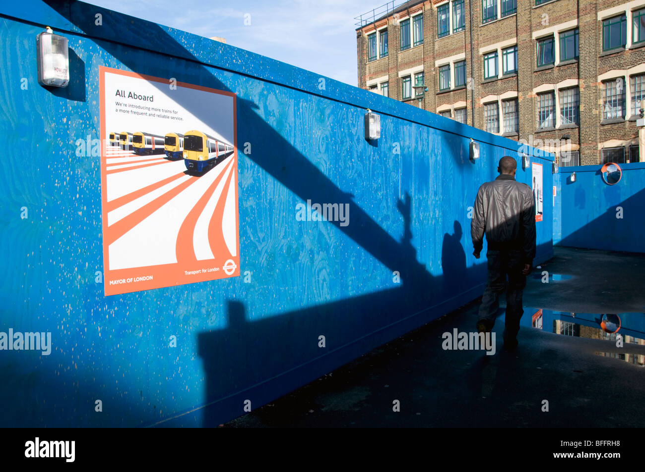 UK.Dalston Kingsland estensione della metropolitana e della ferrovia di linea per 2012 Olympic Foto Stock
