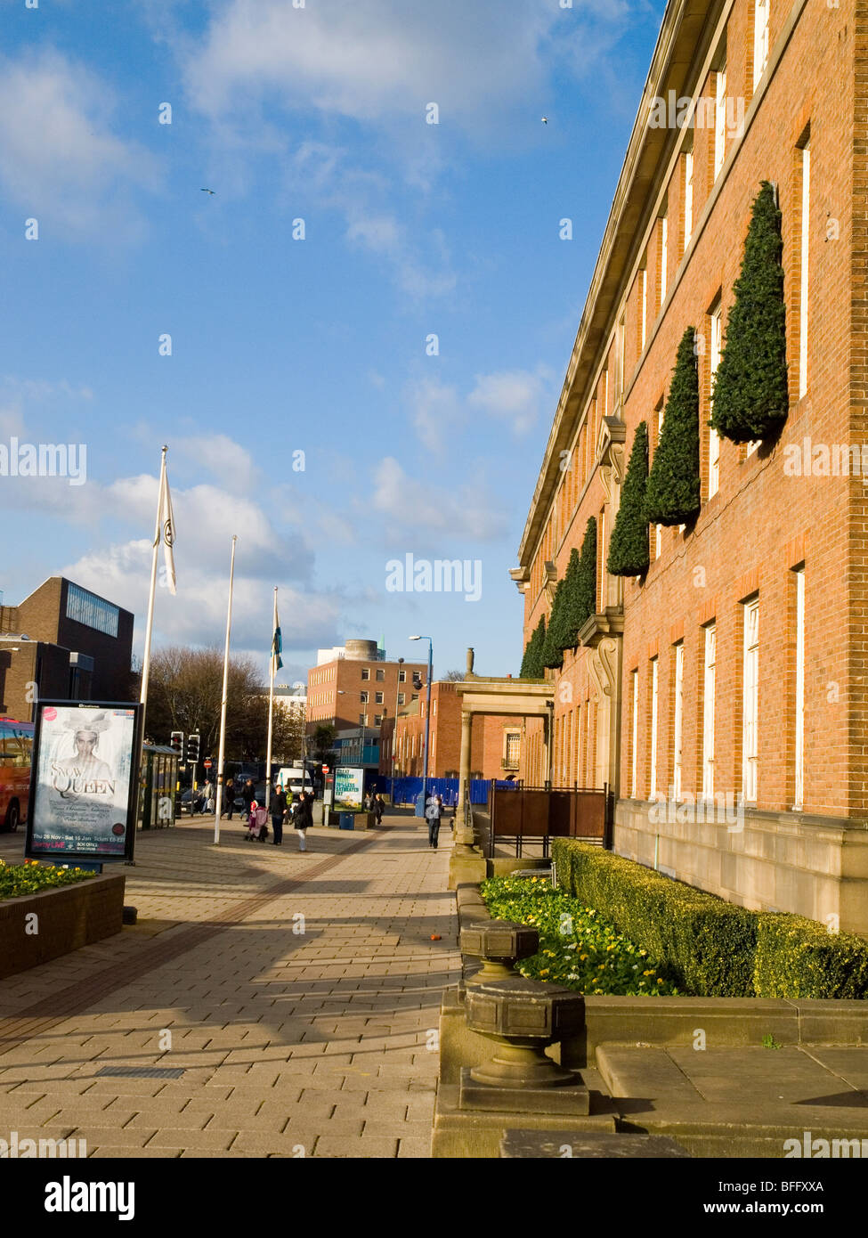 Il Consiglio casa su Corporation Street in Derby City Centre, DERBYSHIRE REGNO UNITO Inghilterra Foto Stock