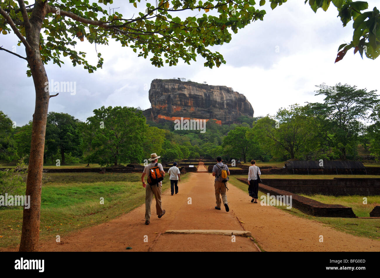 Sigiriya rock fortezza, Sri Lanka, Sigiriya, Sri Lanka Foto Stock