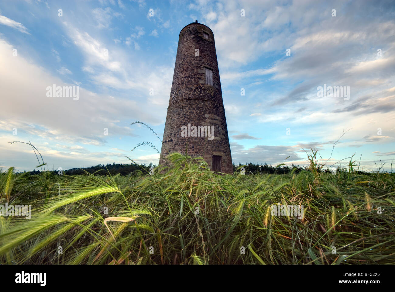 Il Outchester Ducket una vecchia torre colombaia rovina vicino Budle Bay in Northumberland,'Gran Bretagna','Regno Unito",GB,UK,UE Foto Stock