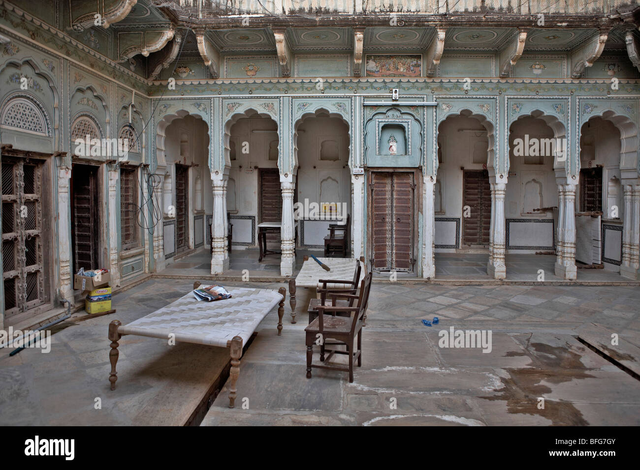 Haveli Mandawa Rajasthan in India Foto Stock