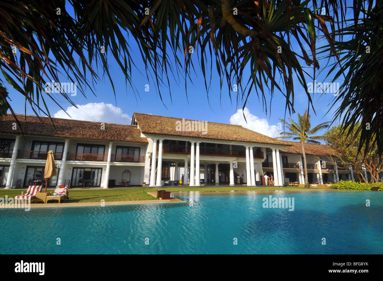 L'hotel Fortezza, Koggala, Galle, Sri Lanka Foto Stock