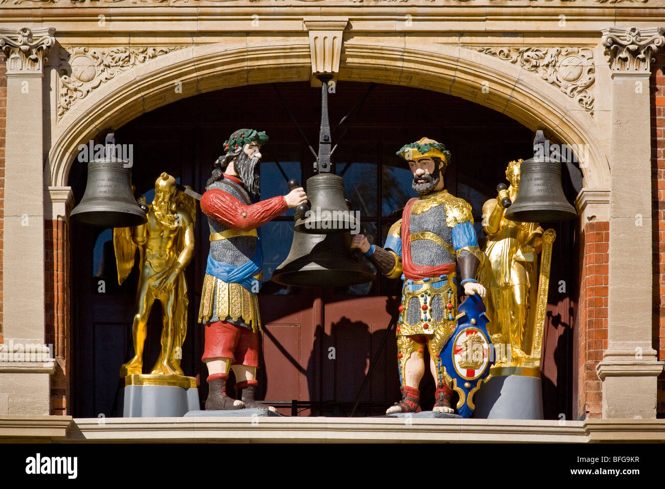 Simbolizzazione Gog e Magog Greenfield Village, Dearborn, MI. usa Foto Stock