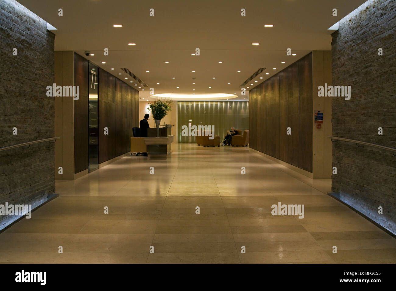 Lobby di ufficio di Londra Foto Stock