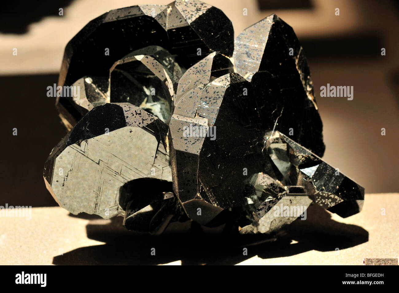 Ematite, ossido di ferro Fe2. Foto Stock