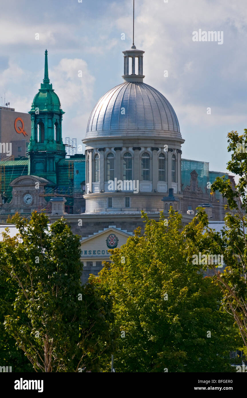 Mercato di Bonsecours Old Montreal Foto Stock