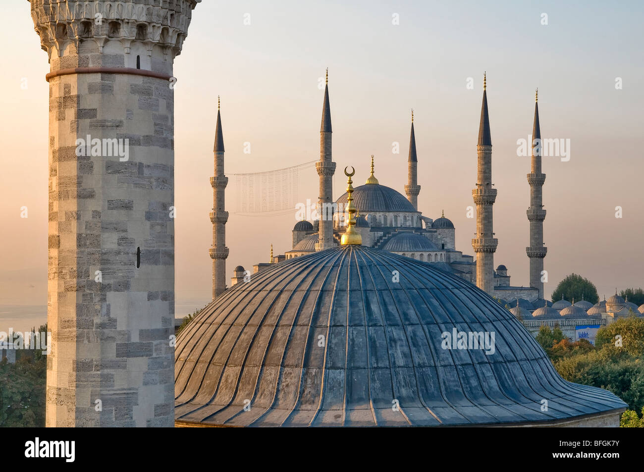 La Moschea Blu Istanbul Turchia Foto Stock