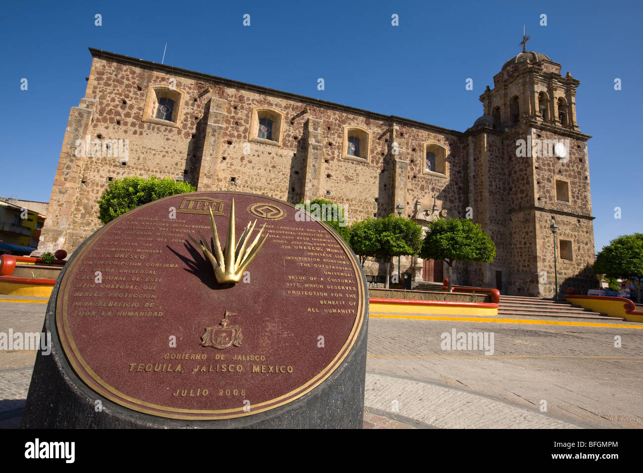 Città di Tequila Sito Patrimonio Mondiale, Jalisco, Messico Foto Stock
