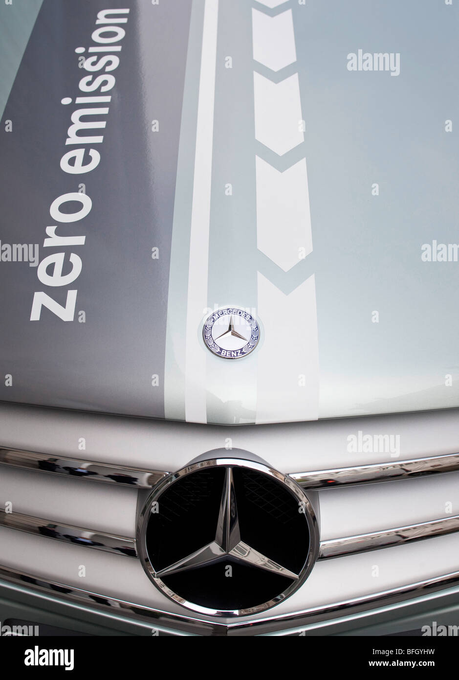 Mercedes classe B , cella a combustibile idrogeno veicolo |. Foto Stock