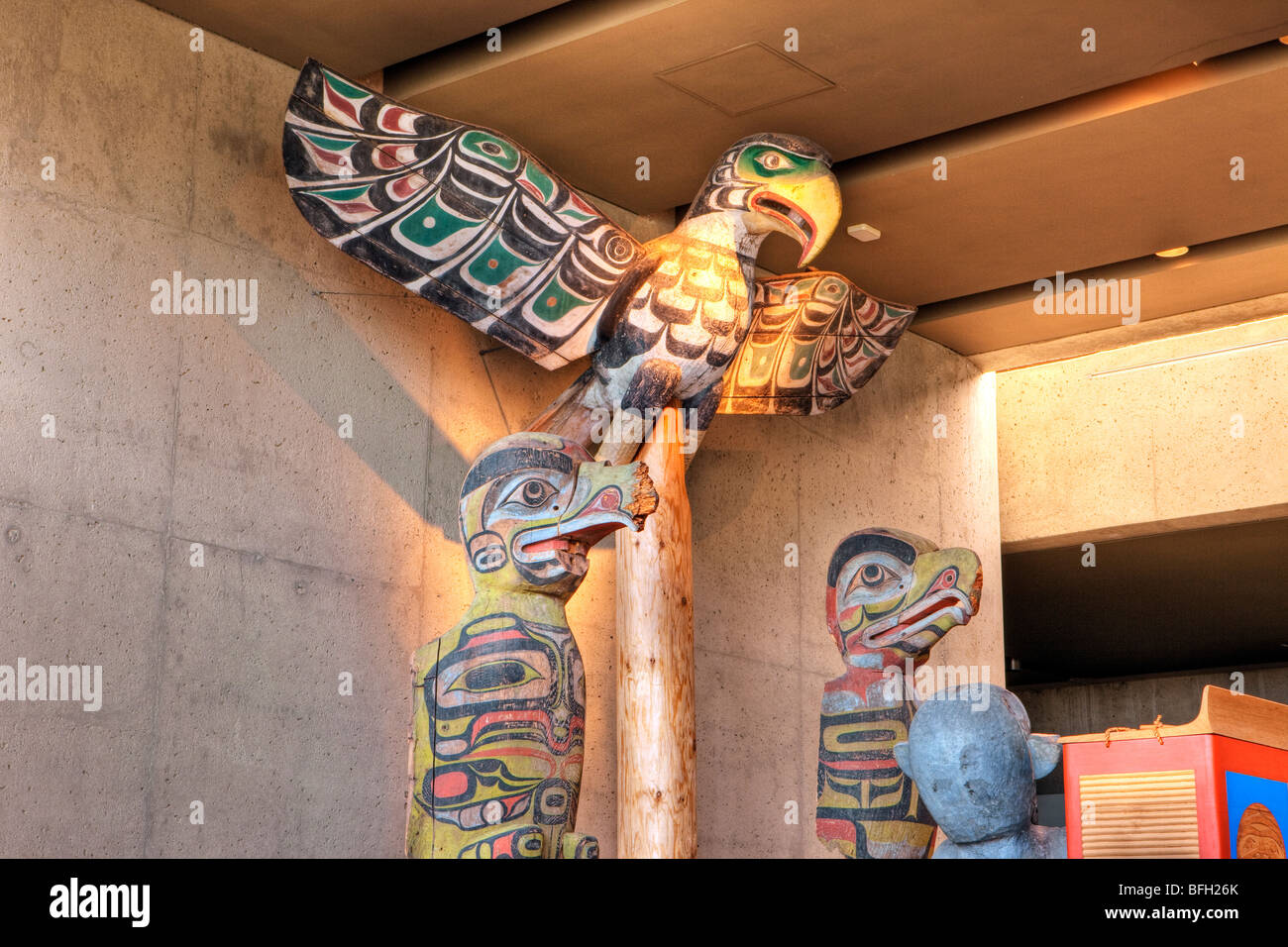 Il Museo di Antropologia, Vancouver, British Columbia, Canada Foto Stock