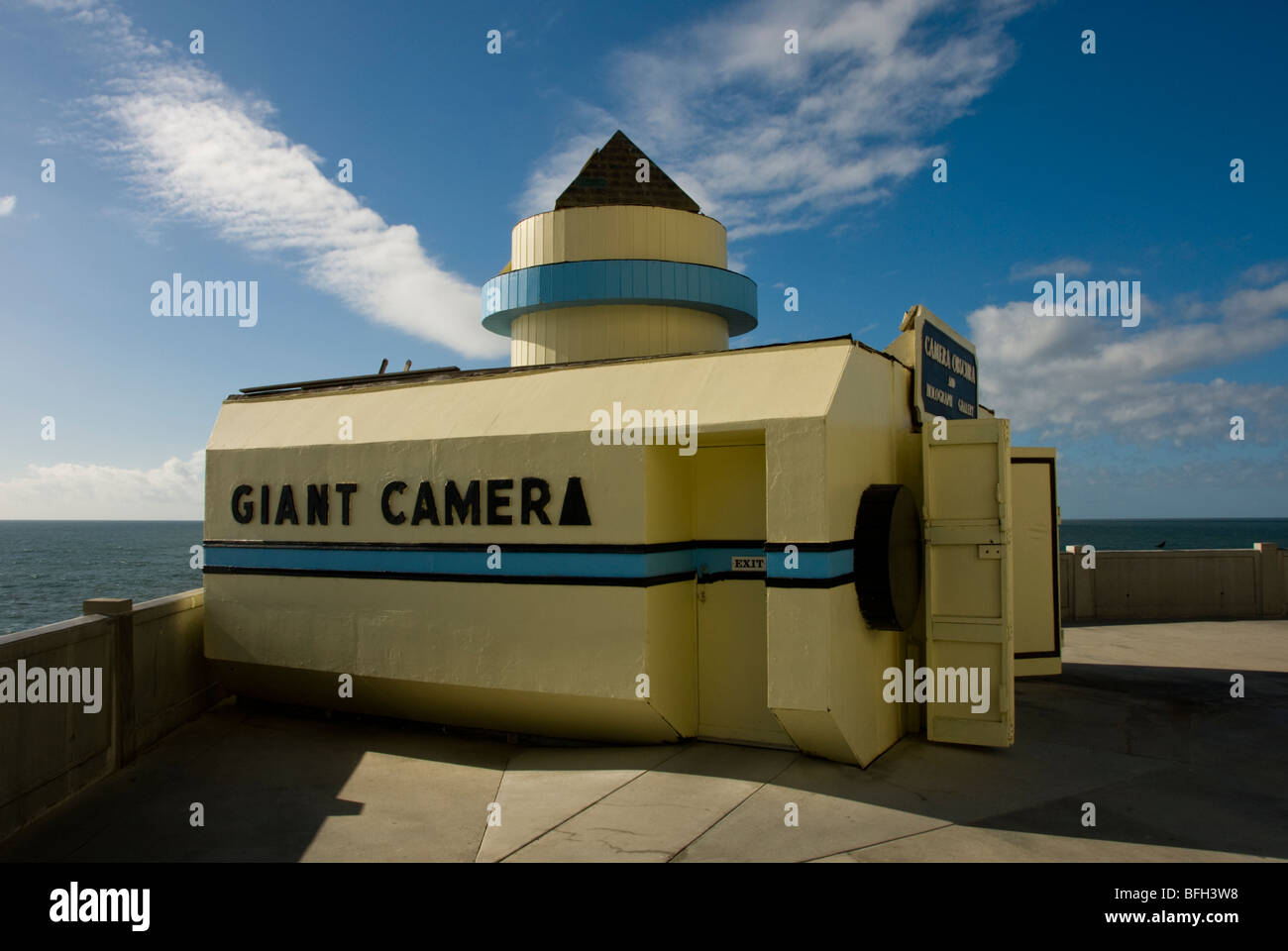 California: San Francisco. Giant Camera Obscura a Cliff House Restaurant. Foto copyright Lee Foster. Foto #: 25-casanf75731 Foto Stock