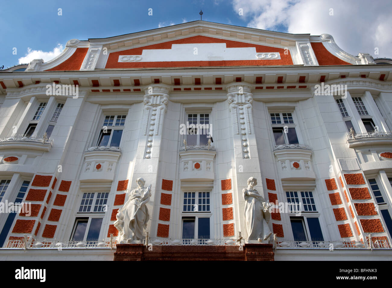 Edificio in Art Nouveau - Kecskemet, Ungheria Foto Stock