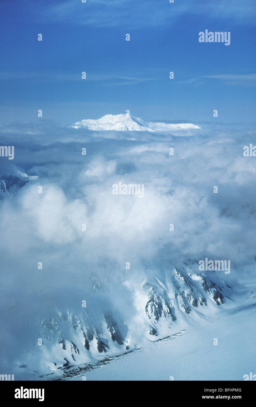Il Monte Sant'Elia, Parco Nazionale Kluane, Yukon meridionale, Canada Artico Foto Stock