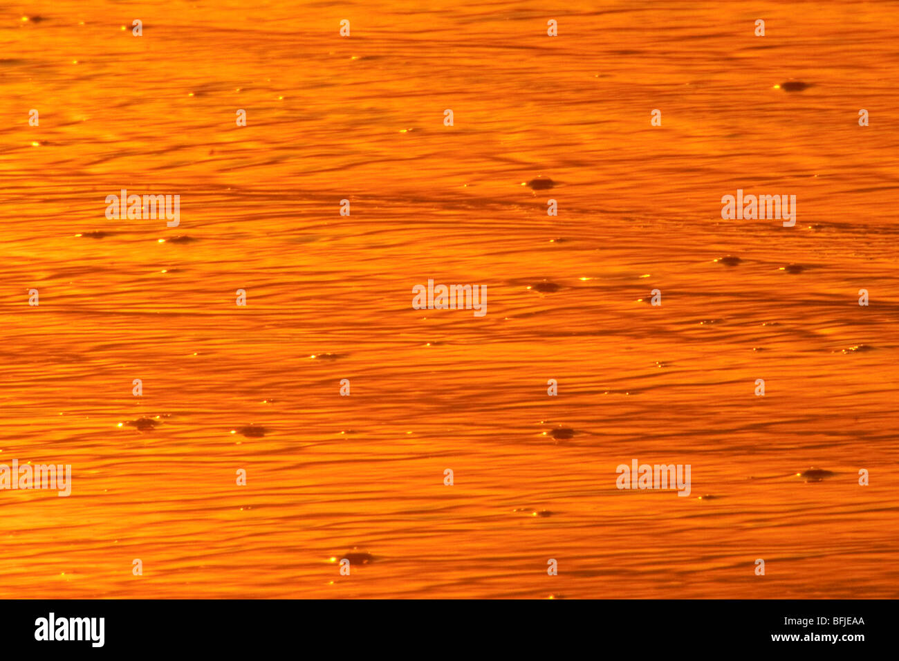 Il sole tramonta sull'Oceano Pacifico lungo la costa dell'Ecuador centrale. Foto Stock