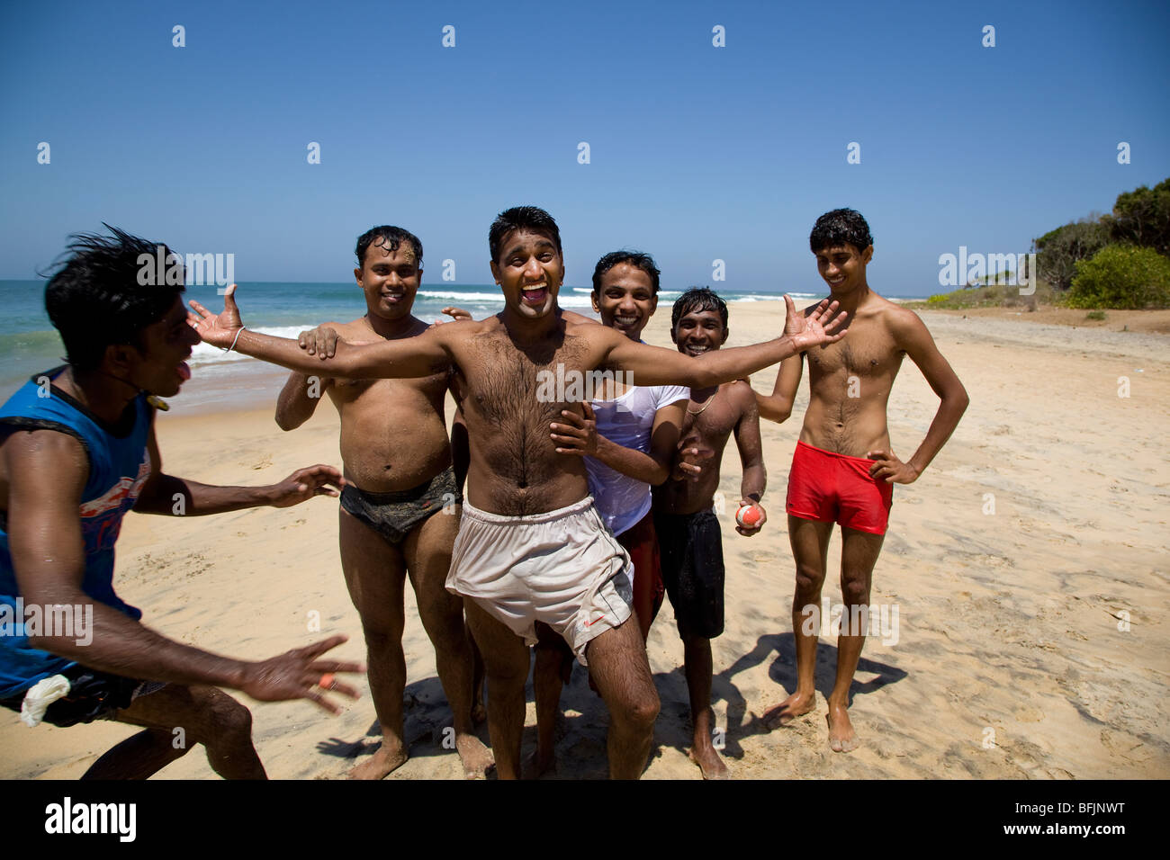 Arugam Bay in Sri Lanka. Foto Stock