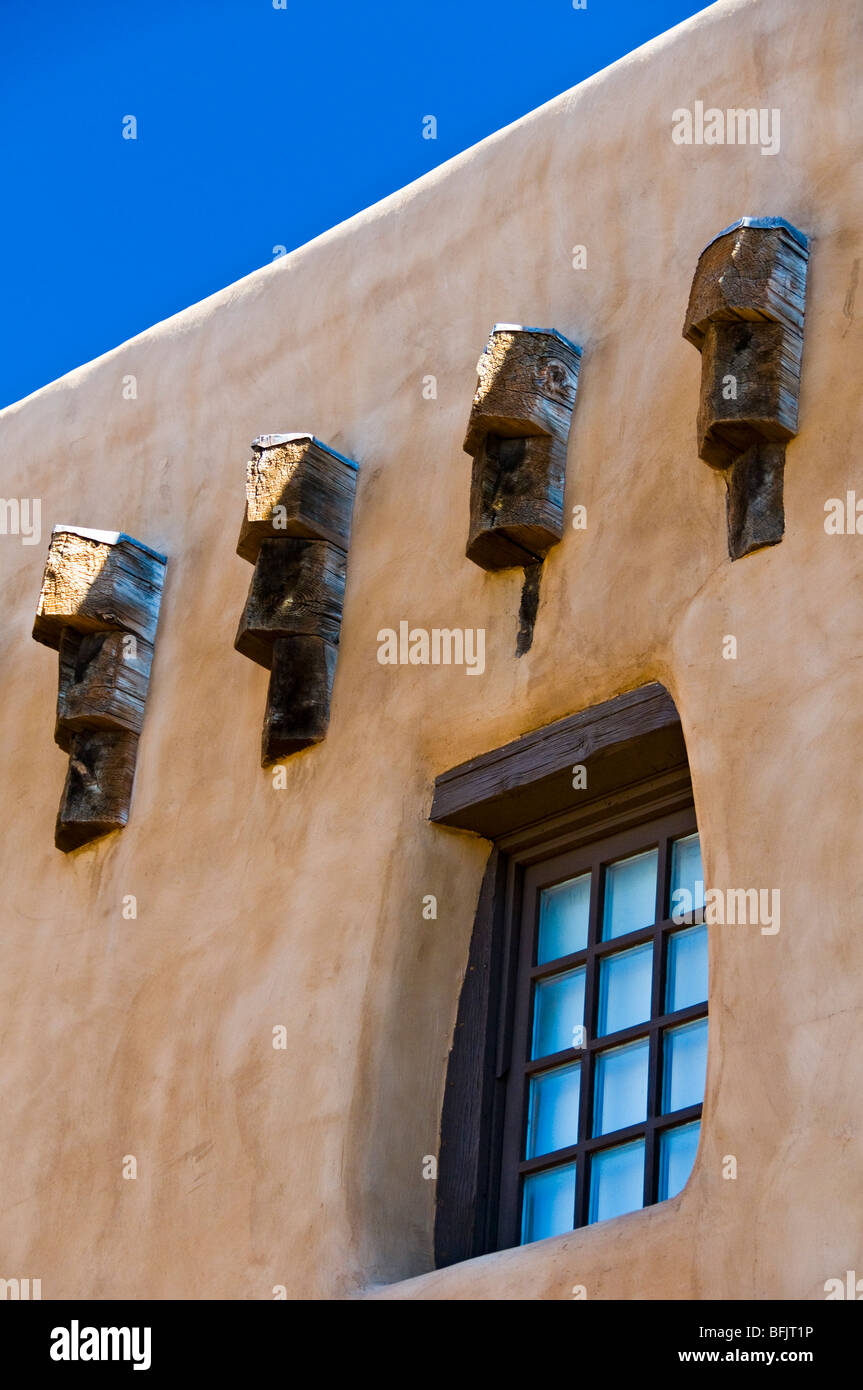 Nuovo Messico Santa Fe tipica architettura Foto Stock