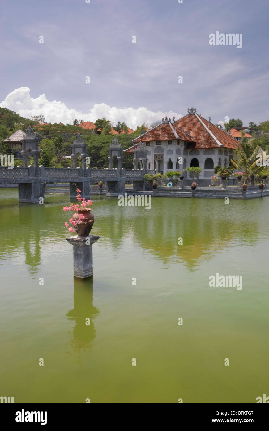 Ujung acqua palace, Amlapura, Bali, Indonesia Foto Stock