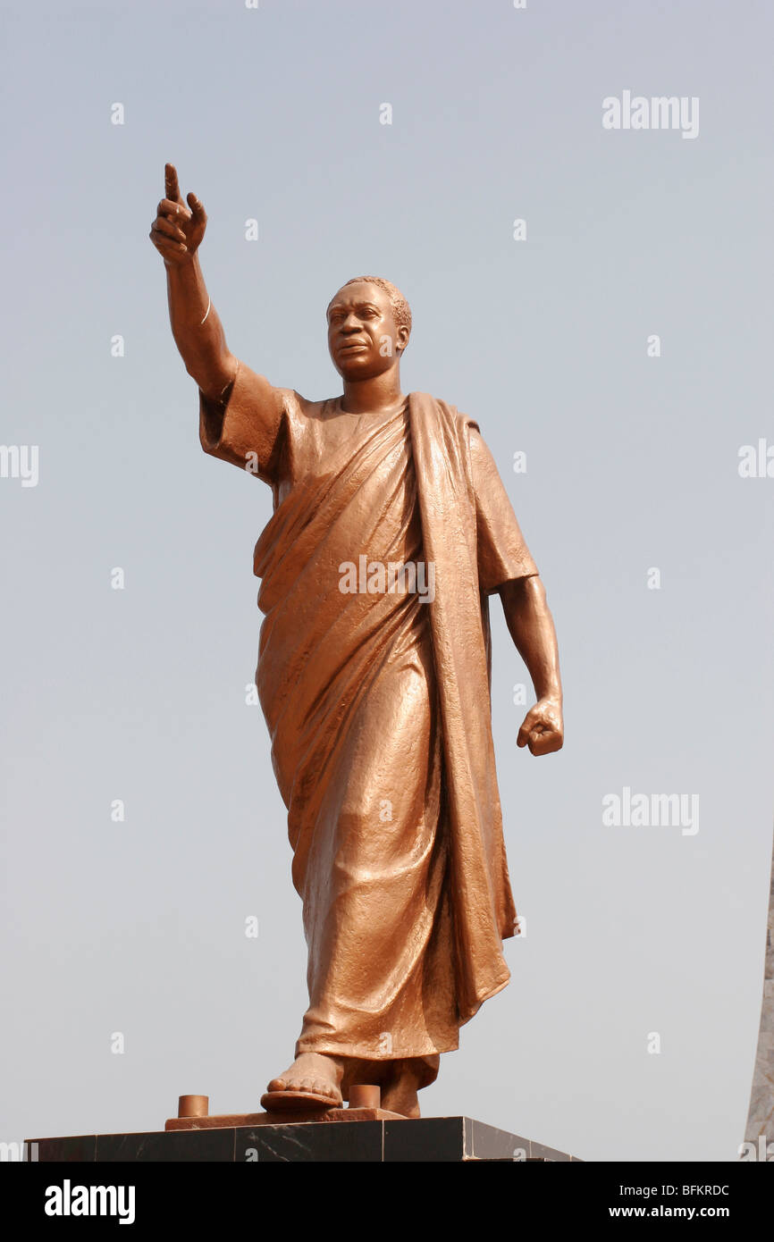 Mausoleo di Kwame Nkrumah e memorial park in Ghana il primo post coloniale leader. Accra. Il Ghana. Africa occidentale Foto Stock