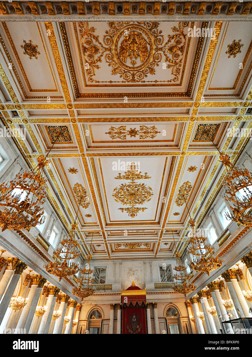 Museo Hermitage di San Pietroburgo Russia Foto Stock