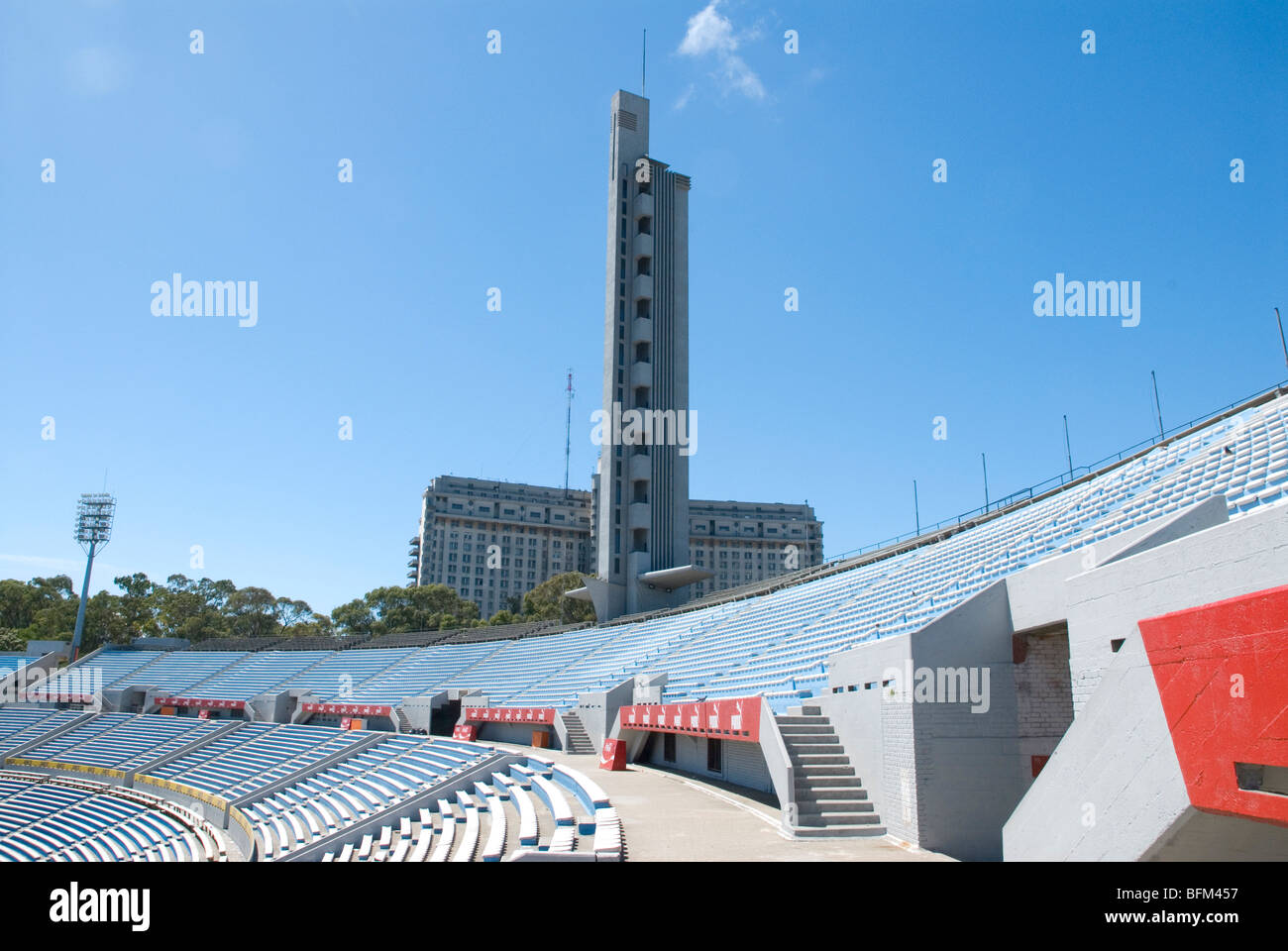 Estadio Centenario Stadium di Montevideo, Uruguay, sito della prima Coppa del Mondo nel 1930 Foto Stock