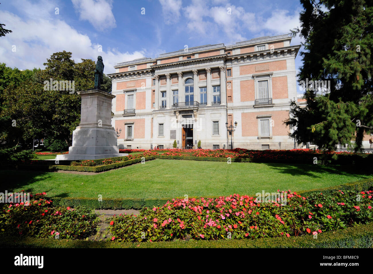 Ingresso del Museo del Prado di Madrid in Spagna. Foto Stock