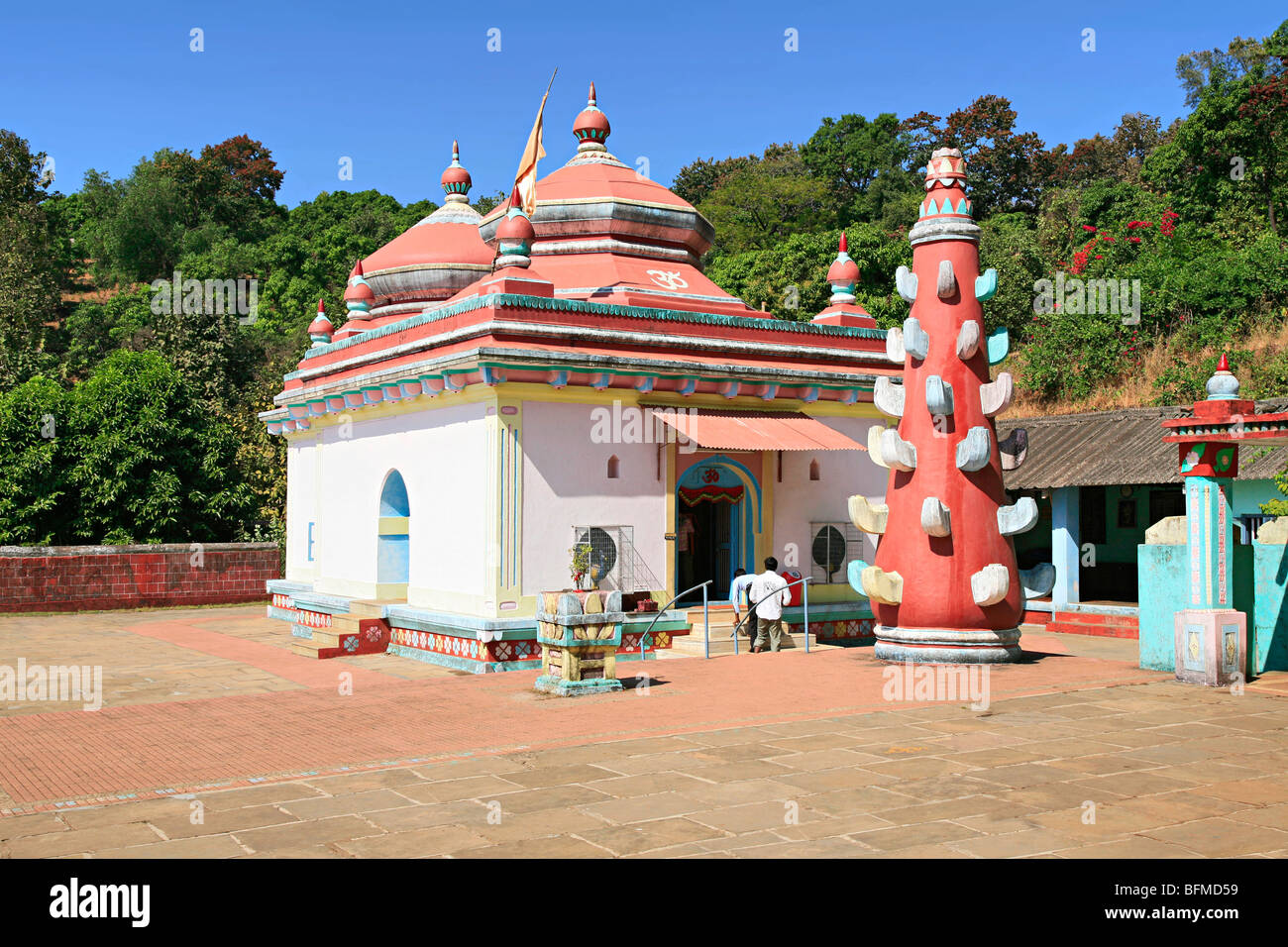 Un tempio di Hedwi, Konkan Maharashtra Foto Stock