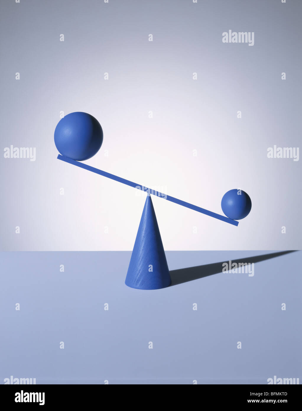 Illustrazione della bilancia Foto Stock