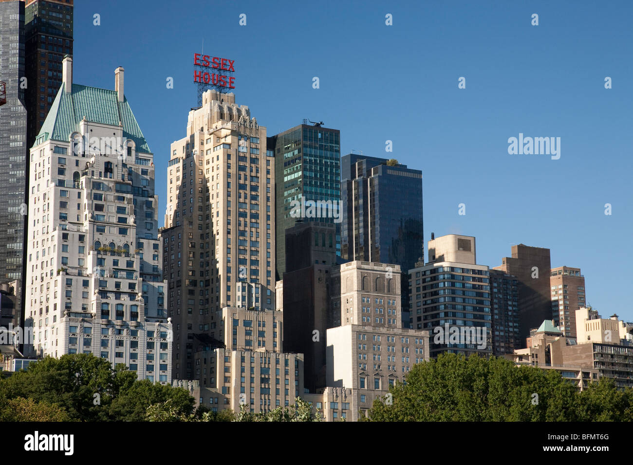 Central Park South, NYC Foto Stock