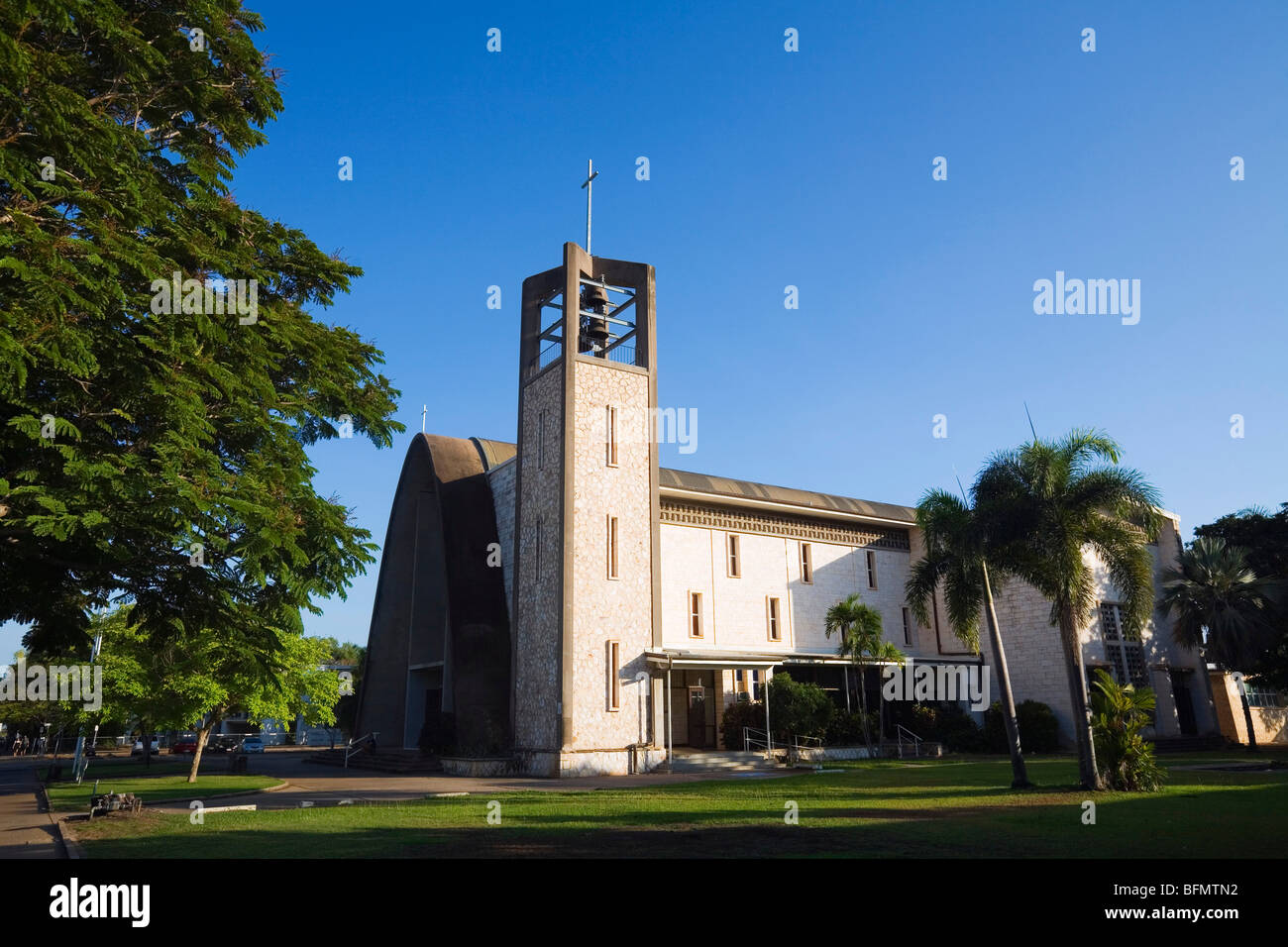 Australia, Territorio del Nord, Darwin. St Mary stella dalla Cattedrale sul mare. Foto Stock
