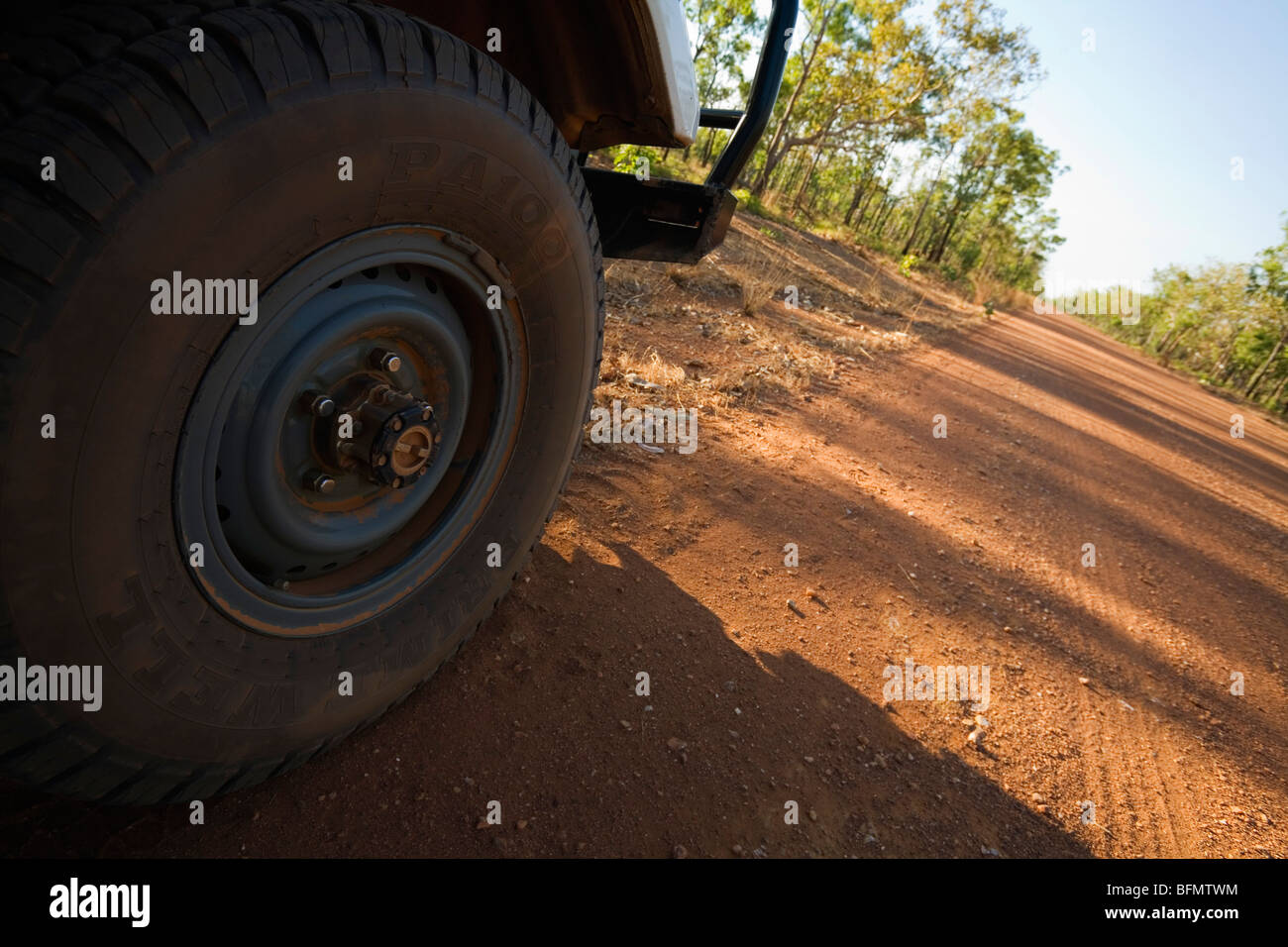 Australia, Territorio del Nord, il Parco Nazionale Kakadu. Quattro ruote motrici in Kakadu. (PR) Foto Stock