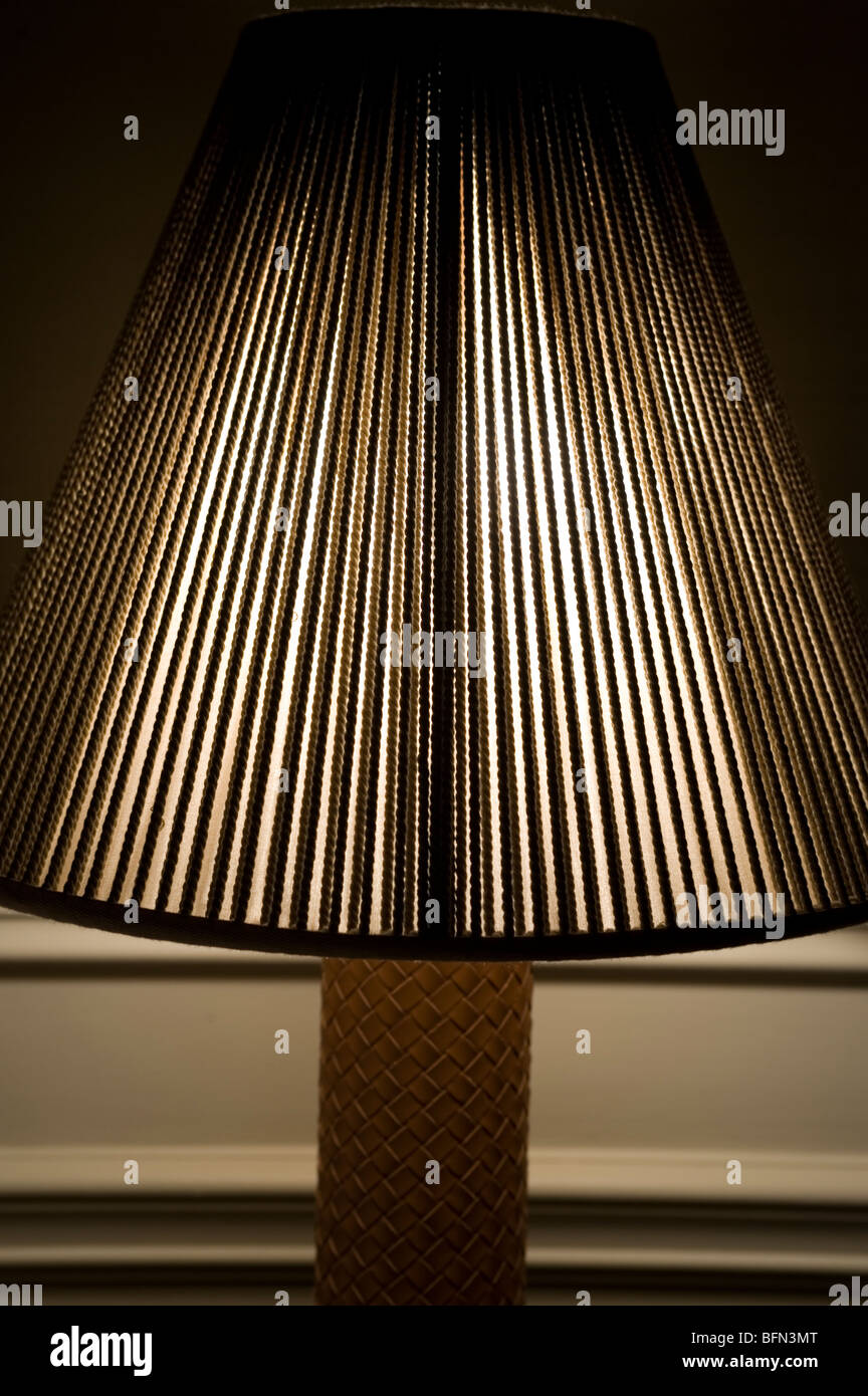 Dettaglio della lampada in Bottega Veneta Suite, il St Regis hotel di New York City, Stati Uniti d'America Foto Stock