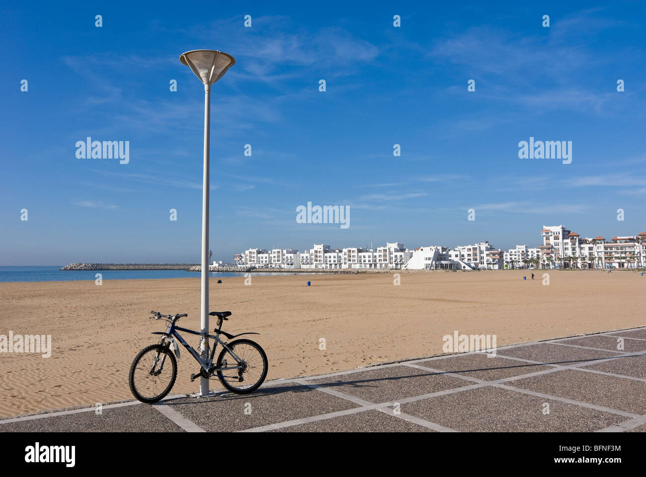 Spiaggia di Agadir, costa atlantica del Marocco Foto Stock