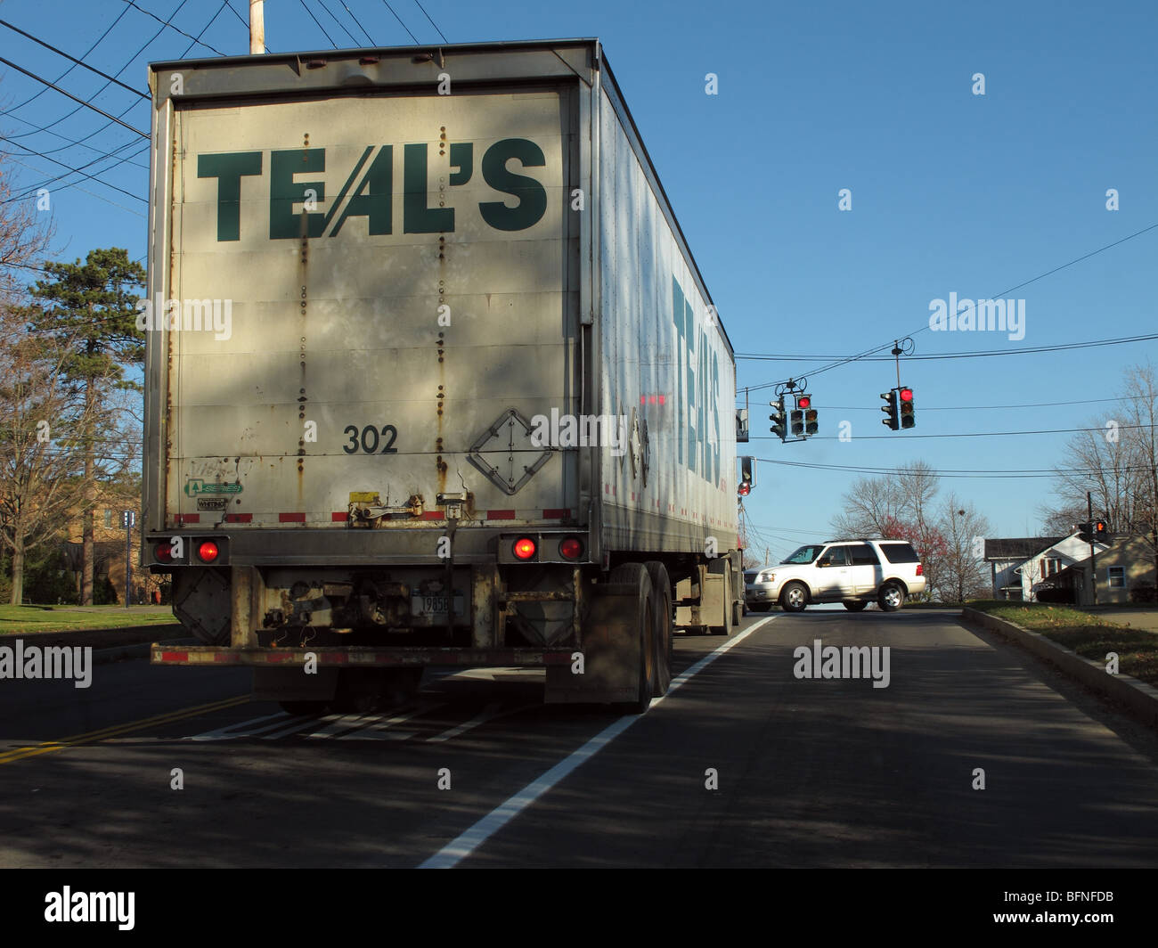 Carrello a incrocio. Foto Stock