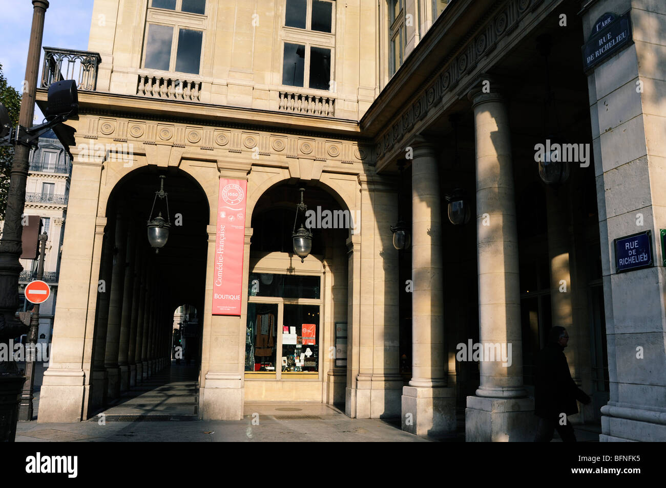 Comedie Francaise Theatre, Place Colette, Parigi, Francia Foto Stock